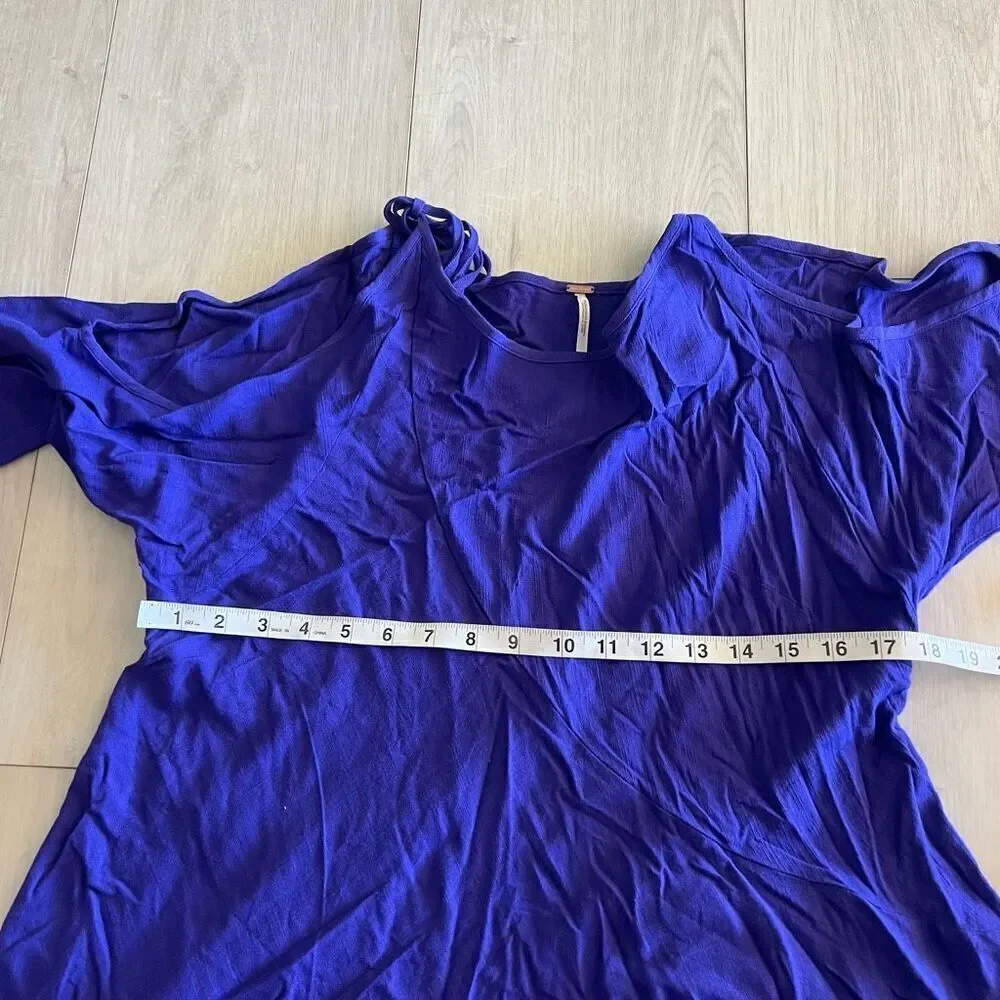 Free People Violet Long-sleeve Mini Dress size xs